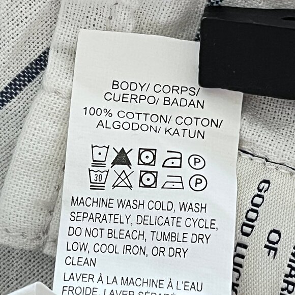 Lucky Brand Classic Fit Boardwalk Stripe Button Down Cotton Long Sleeve - Picture 10 of 10